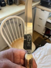 Craftsman Stag Master Carving Set Fixed  Blade Knives Kitchen Butcher Cutting