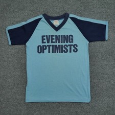 Vintage Dodger Sportswear T Shirt Jersey Boys Large Blue Evening Optimists