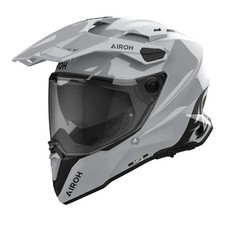 Airoh Commander 2 Plain Grey Gloss Adventure Motorcycle Helmet