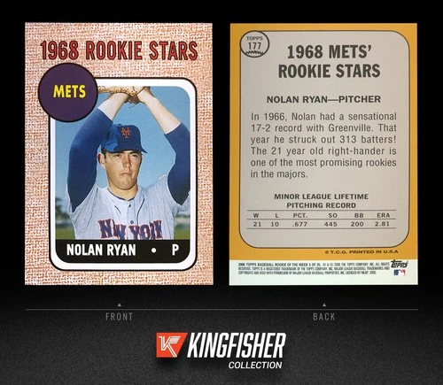 Nolan Ryan 2006 Topps Rookie Of The Week 1968 Rookie Stars #177 New York Mets