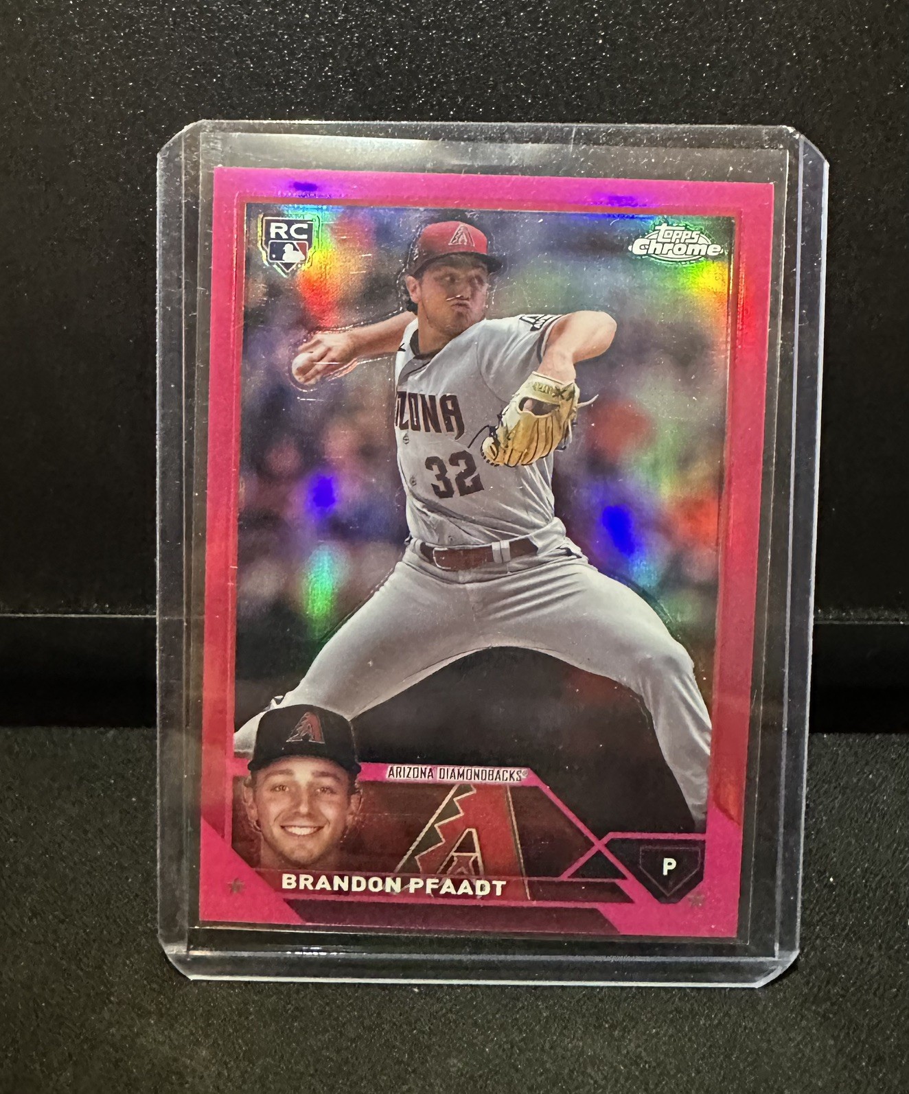 2023 Topps Chrome Update Pink #USC156 Brandon Pfaadt RC Arizona Diamondbacks