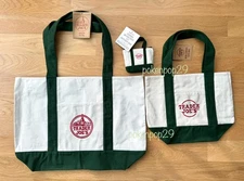 Trader Joe’s Large, Mini and Micro Tote with Grocery Bag- Set of 3, Green