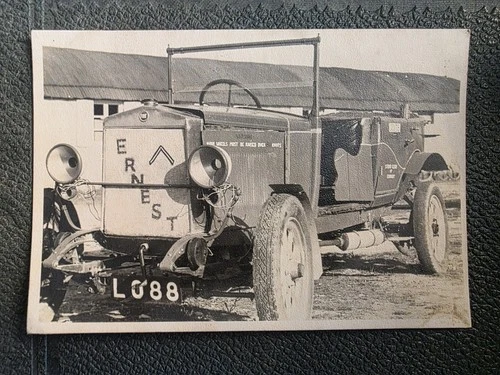 WW2 MILITARY FIAT JEEP "ERNEST". ORIGINAL WW PHOTO 10x7cm App