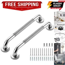 Grab Bars for Shower, 2 Pack 16-Inch Anti Slip Shower Handles for Elderly, Sa...