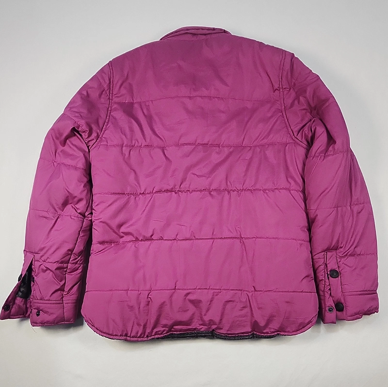 Dickies Performance System Pink Insulated Puffer Jacket Snap Front womens M image 3