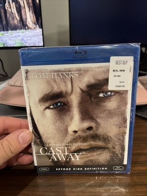 BLU-RAY Cast Away (2009) NEW Tom Hanks, Helen Hunt