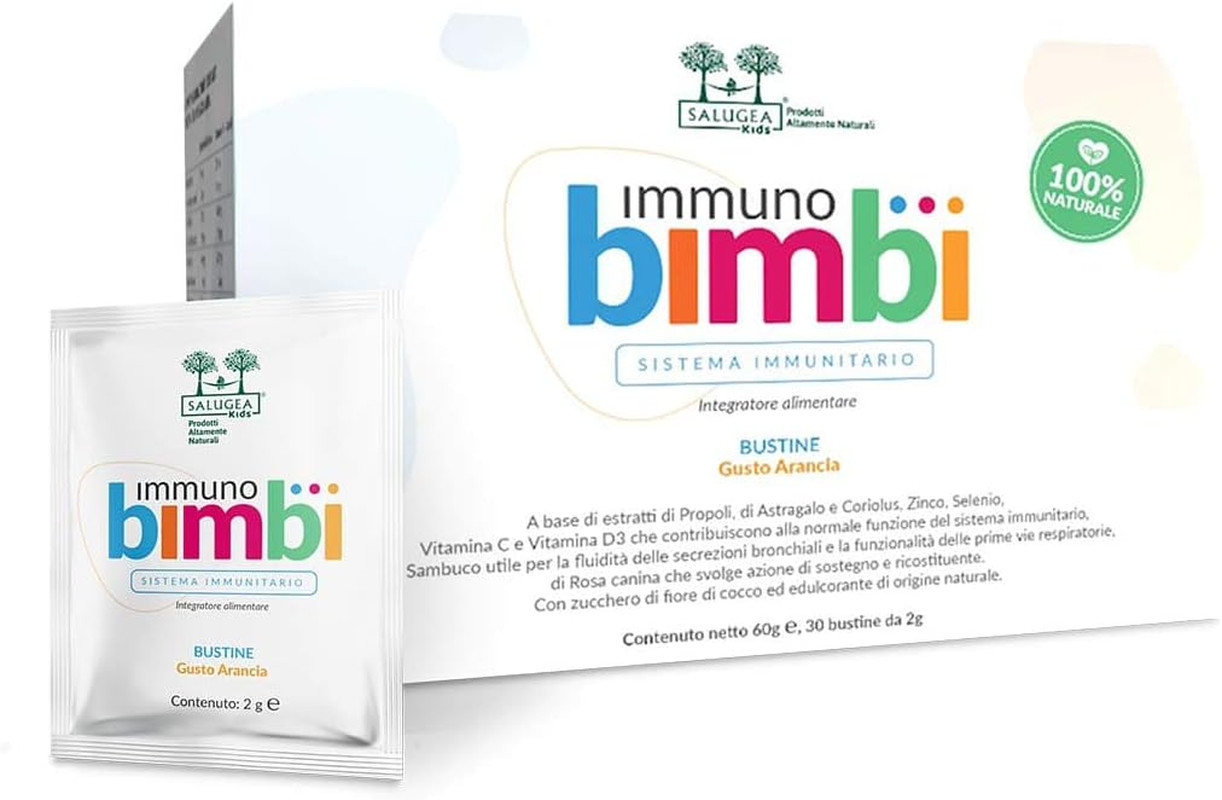Integratore Sistema Immunitario Bambini Immuno Bimbi 100% Bio