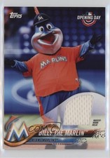 2018 Topps Opening Day Mascot Relics Billy The Marlin #MR-BTM 13iq