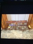 Large Signed Curtis Jere Brass & Copper Wall Sculpture Outdoor Cafe Paris Bistro — photo 1