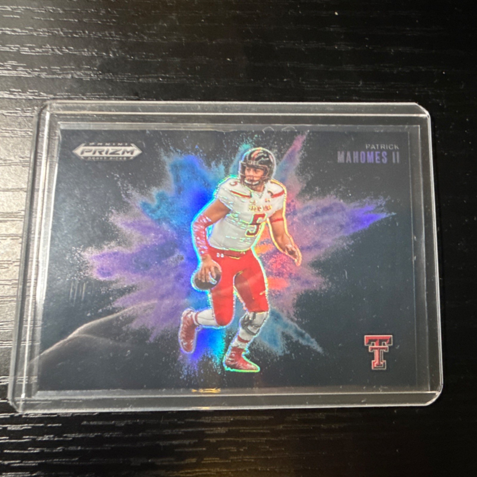 Panini Prizm Draft Picks Color Blast Patrick Mahomes II #23 Texas Tech 2025