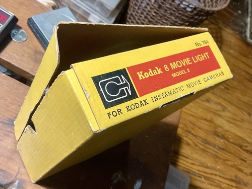 Vintage  - Kodak 8 Movie Light Model 2 in Original Box  nice condition  - Afbeelding 2 van 5
