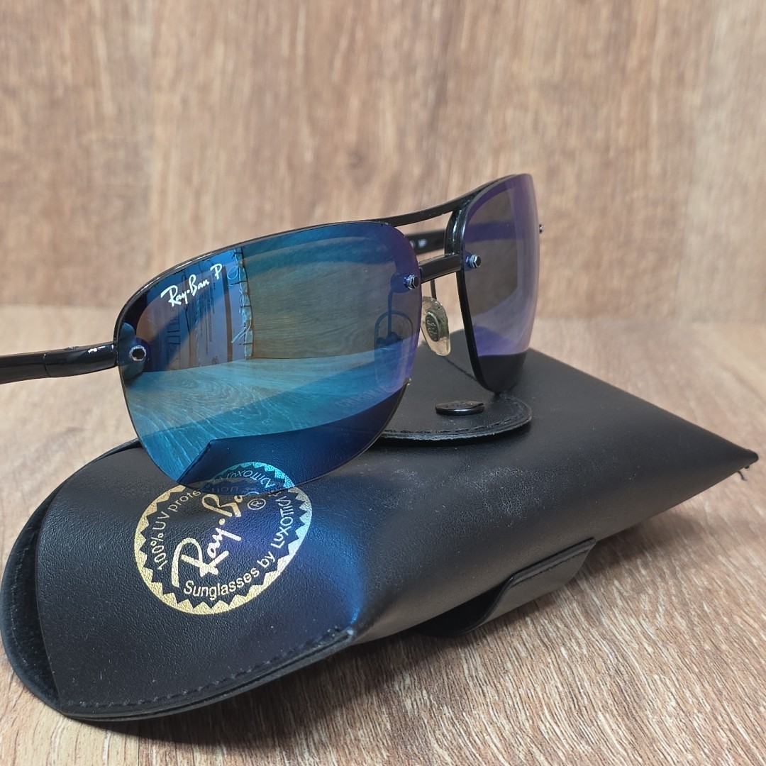 Ray-Ban RB4275 Chromance Polarized 601/A1 Blue Mirror Rimless