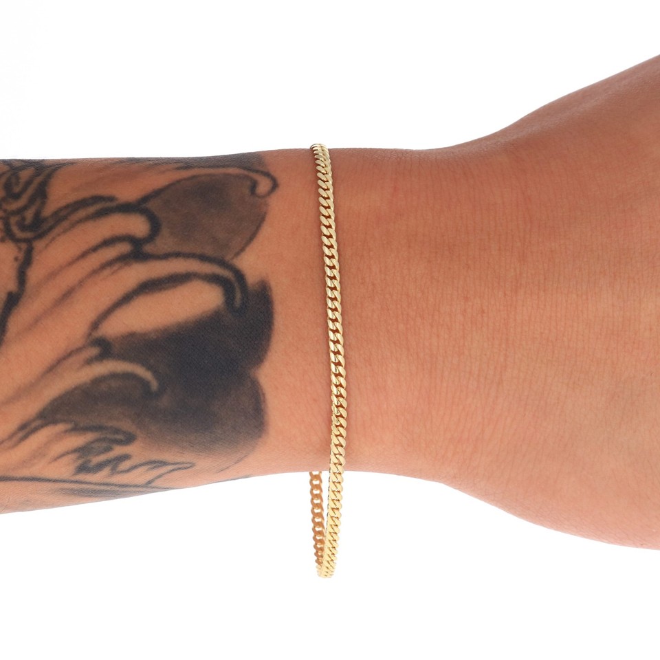 JewelryWe Bracciale Uomo In Ceramica E Acciaio – Catena Cubana – Regalo Con Sacchetto Di Velluto