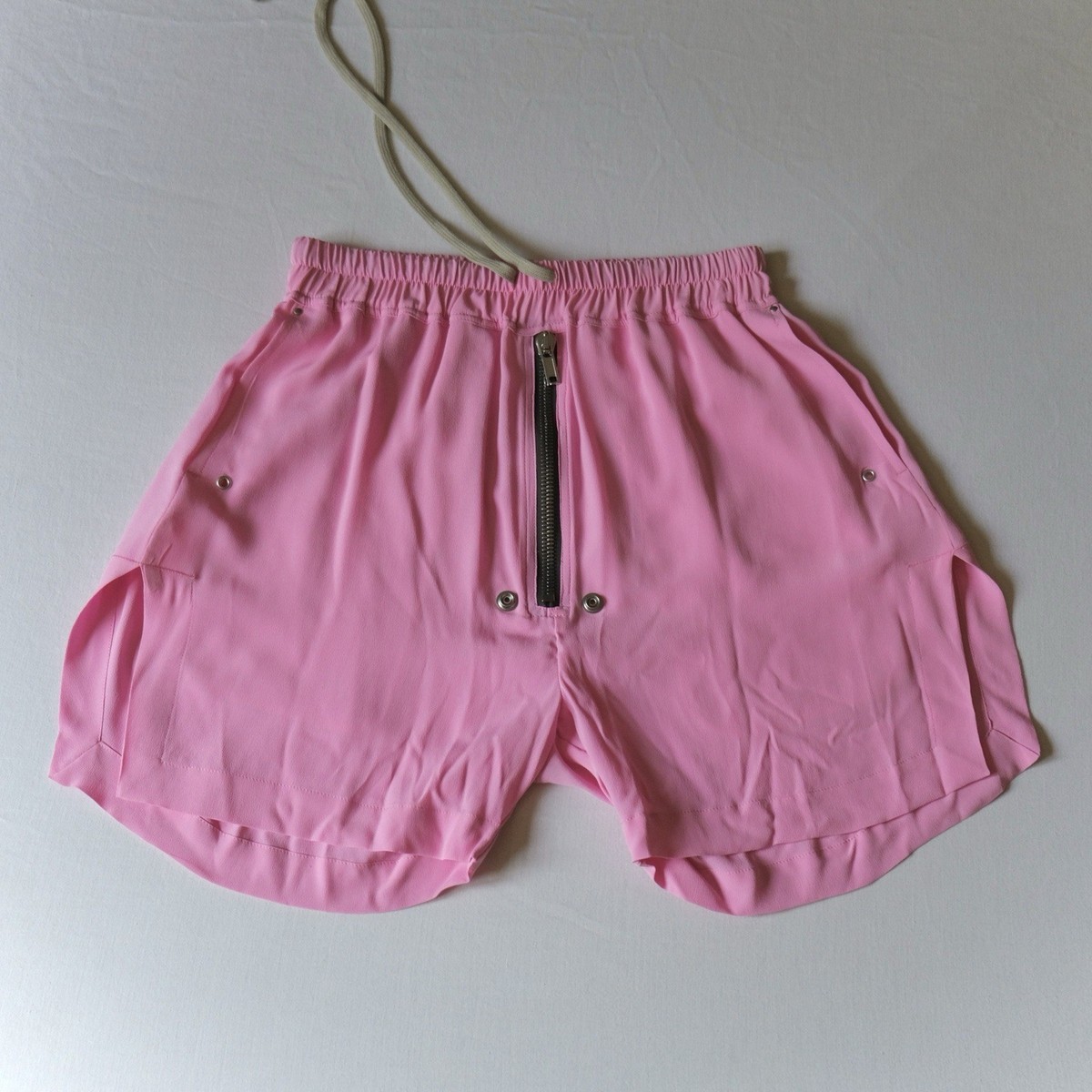 RICK OWENS Phlegethon SS21 Pop Pink Bella Studded Zipper