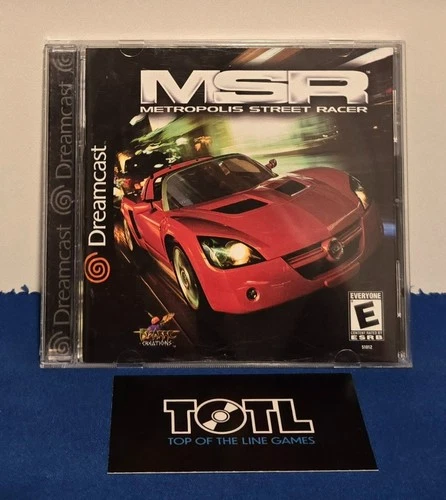 Metropolis Street Racer (Sega Dreamcast, 2001) (Complete)