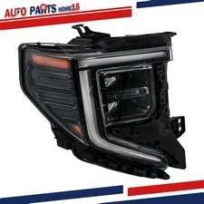 Right For GMC Sierra 1500 Elevation/Pro/SLE 22-24 Full LED Headlight Replacement