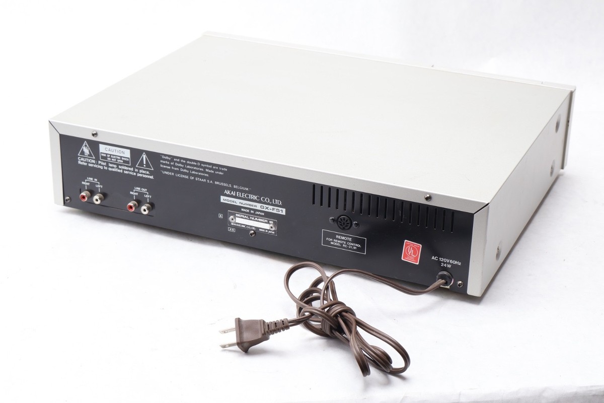 アカイ　カセットデッキGX-F51 Akai GX-F51 Cassette Deck Vintage Audio Component PARTS REPAIR | eBay