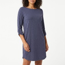 Ann Taylor LOFT Blue Shift Short Dress Women Size M