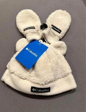 Columbia infant beanie and gloves