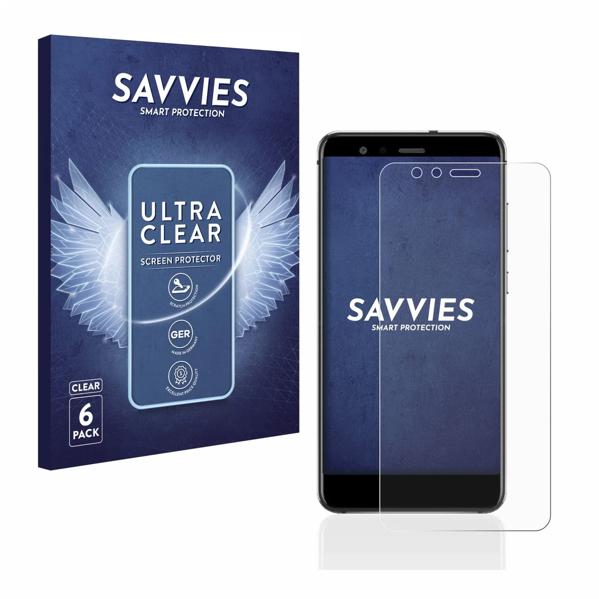 dipos I 2X Pellicola Protettiva Compatibile con Huawei P10 Plus