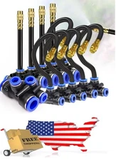 20cm Adjustable Brass Misting Nozzle Sprayer for 8/12mm PE Hose Irrigation