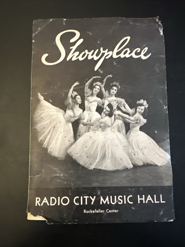 Vintage 1950 Showplace Radio City Music Hall Souvenir Program