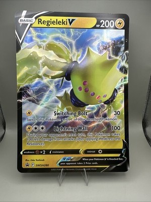 Pokémon TCG Regieleki V SWSH280 Crown Zenith Black Star Promo