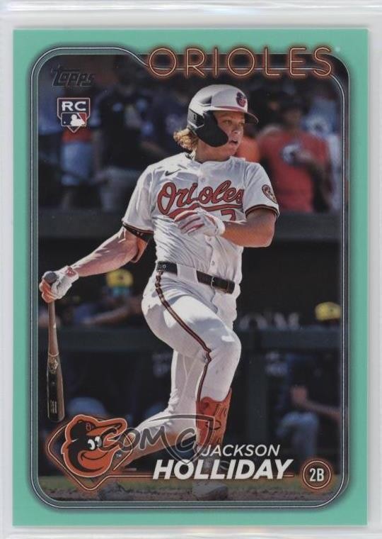 2024 Topps Update Aqua Jackson Holliday #US50 Rookie RC