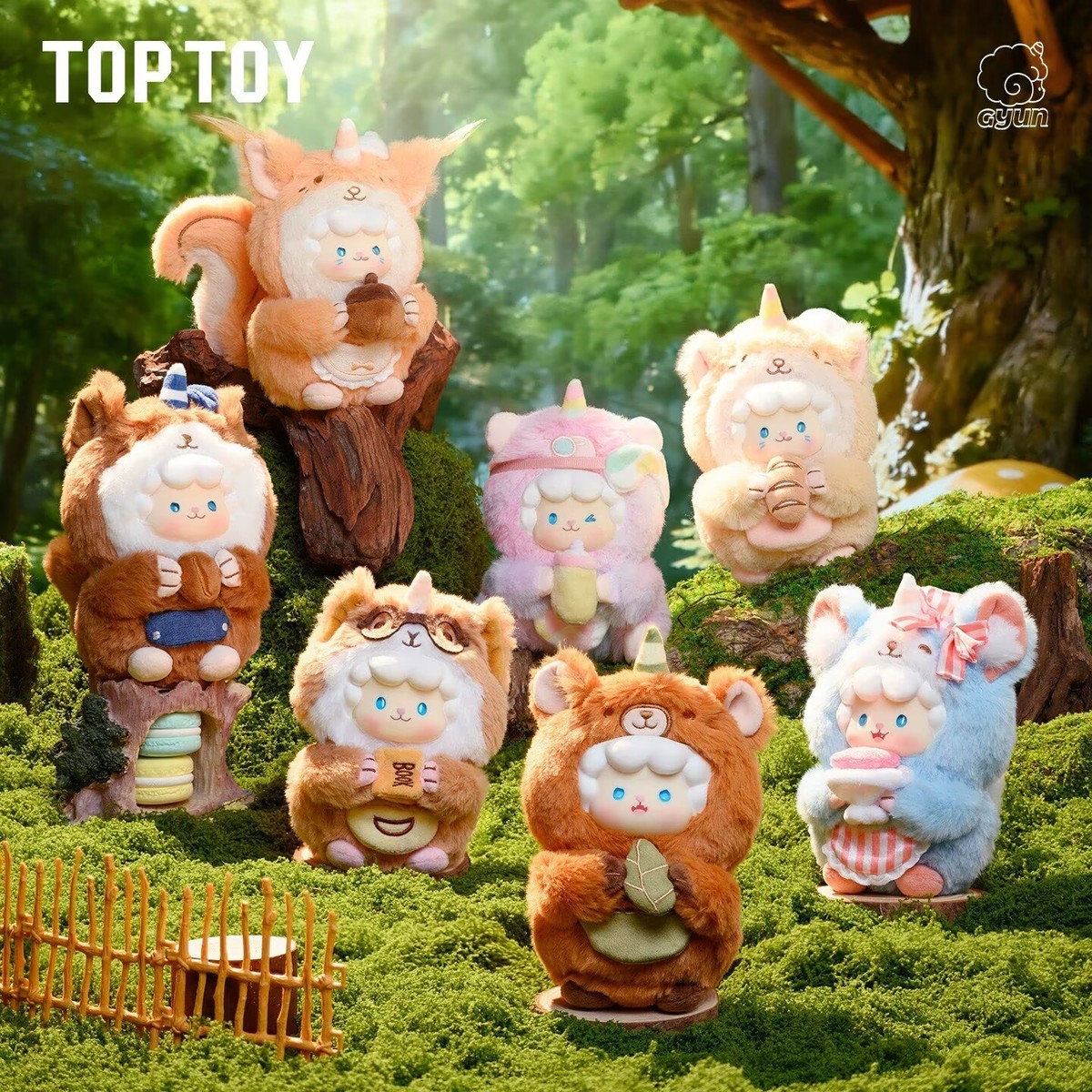 Top Toy Gyun Rodent Friends Series Blind Box Confirmed Figures Toy