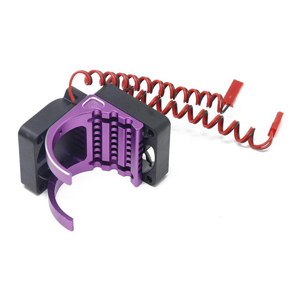 42mm Motor Dual Cooling Fan Motor Heat Sink Part for 4082arrma RC Model Car - Image 2 of 4