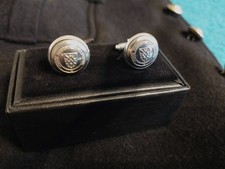 North Yorkshire Fire Brigade Tunic Button Cufflinks In A Presentation Box