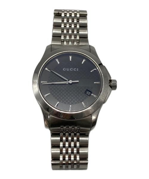 GUCCI G Timeless Quartz Men's Watch 3cm Slim Used