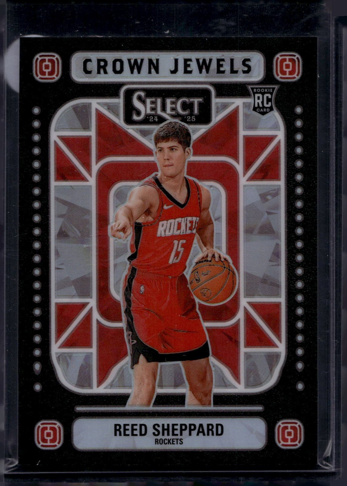 2024-25 Panini Select #1 Reed Sheppard Crown Jewels