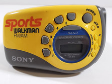 Sony Sports Walkman SRF-M78 AM/FM Radio with Adjustable Arm Strap - Working