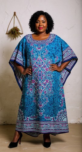 Kaftan Dress Caftan Beach Cover Boho Gown Hippie Beach Women African Plus Size - Afbeelding 43 van 716