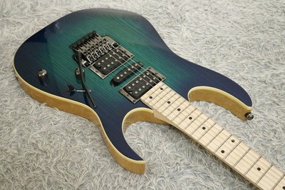 Near Mint 2023 made Ibanez RG370AHMZ-BMT Blue Moon Burst Finish w
