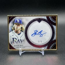 2022 Shane Baz Topps Transcendent Platinum Rookie Auto RC #1/1 PSA TCVA-SB 🔥