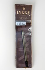 LYKKE 5" Umber Knitting Needles Interchangeable 5 inch Wooden IC US 4 / 3.50mm