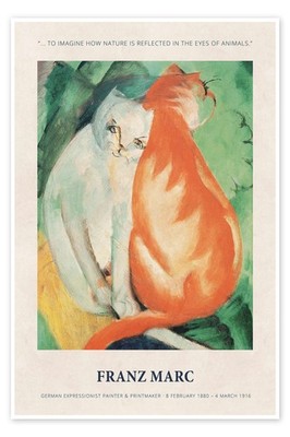 Poster How Nature is Reflected in the eyes of Animals - Franz Marc