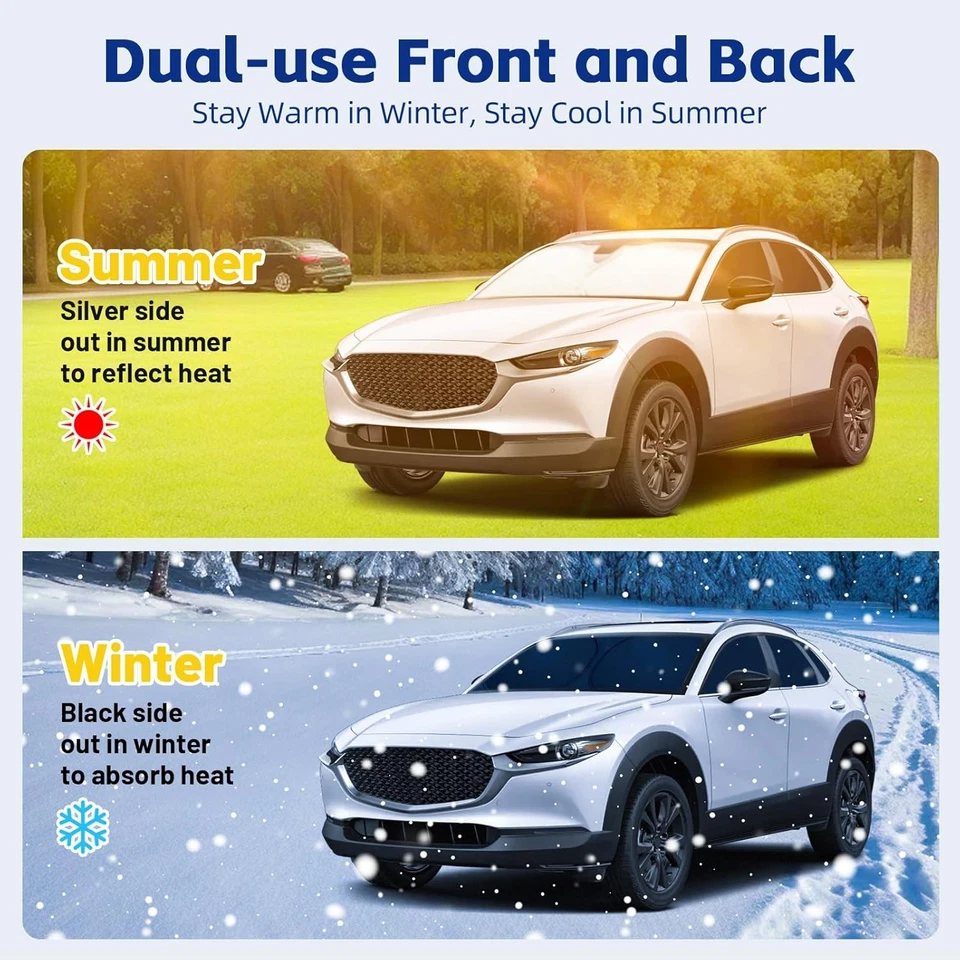 6PCS Car Window Shades for Toyota Corolla 2020-2024, Full Window Sunshade Covers Foto 4 de 4