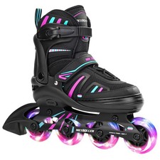 METROLLER Adjustable Inline Skates for Girls Boys 5-12 Light up Wheels Kids...