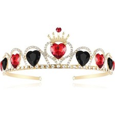 Descendant Red Crown with Black Hearts -NEW-U