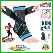 Expertly Designed Ankle Brace for Pain Relief and Stability - XL Black/Blue