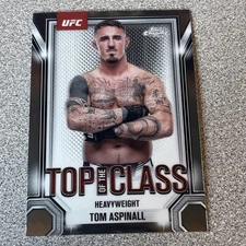 2025 Topps Chrome UFC Tom Aspinall Top Of The Class #TTC-14