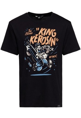 KING KEROSIN Herren T-Shirt mit Comic Artwork The Atomic Attack!