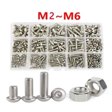 Hexagon Allen Machine Bolt M2 M3 M5 M6 Metal Standard Fastener Hardware Assortme