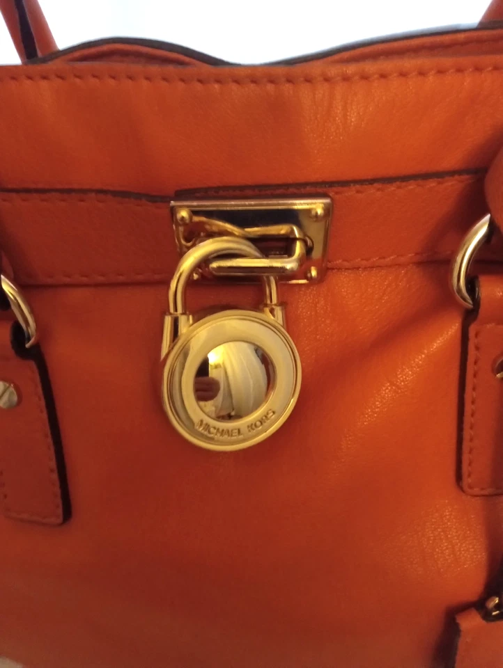 Michael Kors Hamilton Large Satchel NS Tote Saffiano Shoulder Bag - Image 2 of 4