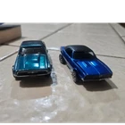Hot Wheels Custom Camaro & T-Bird sweet 16 Cars Blue Green 1967  redline