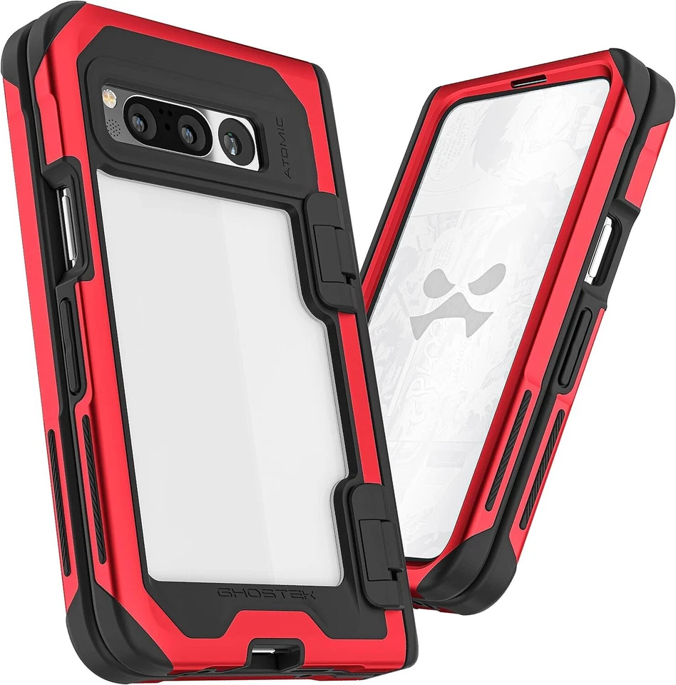 Ghostek ATOMIC slim Clear Metal Bumper Phone Case Designed for Google Pixel Fold - Image 3 of 4