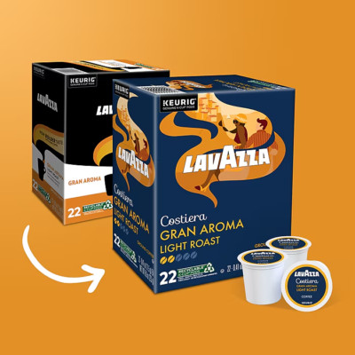 Lavazza Gran Aroma Coffee 22 to 132 Keurig K cups Pick Any Size FREE SHIPPING